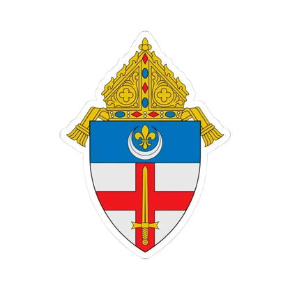 Diocese of Covington - STICKER Vinyl Kiss-Cut Decal 3 Inch White - The Sticker Space