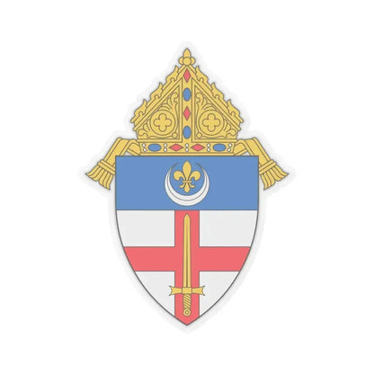 Diocese of Covington - STICKER Vinyl Kiss-Cut Decal 4 Inch Transparent - The Sticker Space