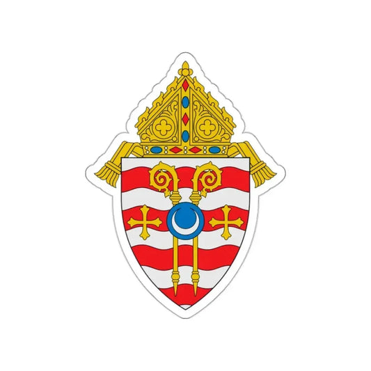 Diocese of Crookston - STICKER Vinyl Die-Cut Decal White Die-Cut 2 Inch - The Sticker Space