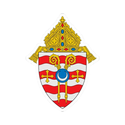 Diocese of Crookston - STICKER Vinyl Kiss-Cut Decal 2 Inch White - The Sticker Space