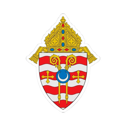 Diocese of Crookston - STICKER Vinyl Kiss-Cut Decal 3 Inch White - The Sticker Space