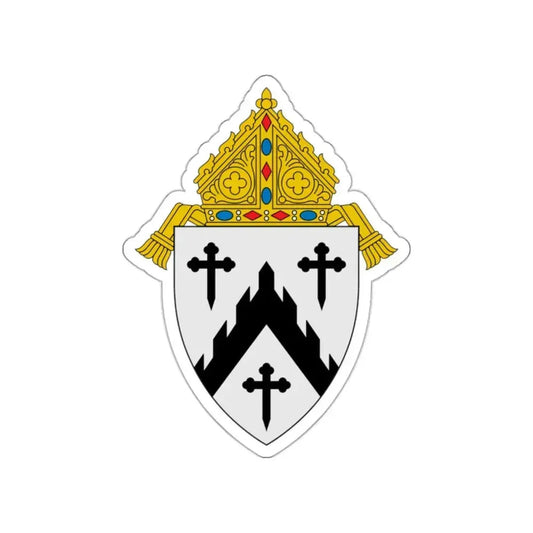 Diocese of Davenport - STICKER Vinyl Die-Cut Decal White Die-Cut 2 Inch - The Sticker Space