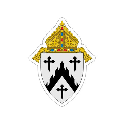 Diocese of Davenport - STICKER Vinyl Die-Cut Decal White Die-Cut 3 Inch - The Sticker Space