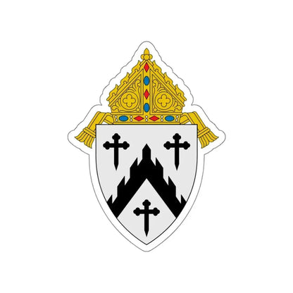 Diocese of Davenport - STICKER Vinyl Die-Cut Decal White Die-Cut 4 Inch - The Sticker Space