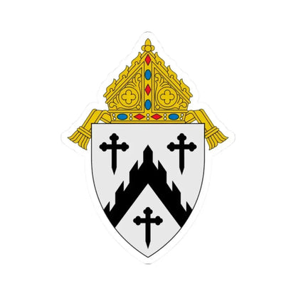 Diocese of Davenport - STICKER Vinyl Kiss-Cut Decal 2 Inch White - The Sticker Space