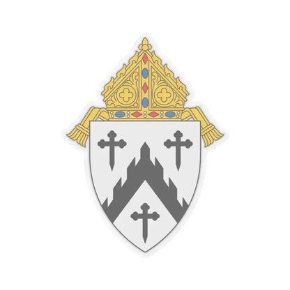 Diocese of Davenport - STICKER Vinyl Kiss-Cut Decal 3 Inch Transparent - The Sticker Space