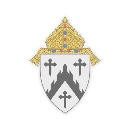 Diocese of Davenport - STICKER Vinyl Kiss-Cut Decal 6 Inch Transparent - The Sticker Space