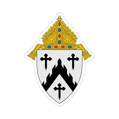 Diocese of Davenport - STICKER Vinyl Kiss-Cut Decal 6 Inch White - The Sticker Space
