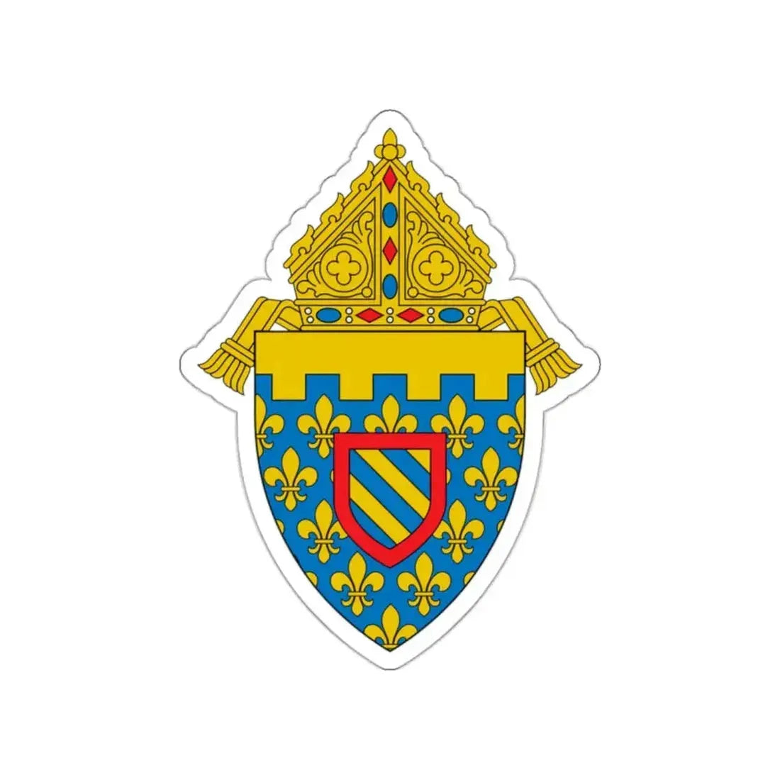 Diocese of Des Moines 2 - STICKER Vinyl Die-Cut Decal - The Sticker Space