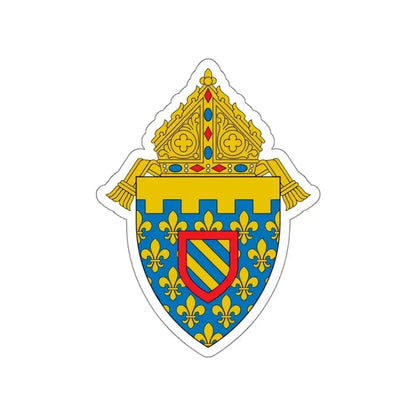 Diocese of Des Moines 2 - STICKER Vinyl Die-Cut Decal White Die-Cut 4 Inch - The Sticker Space