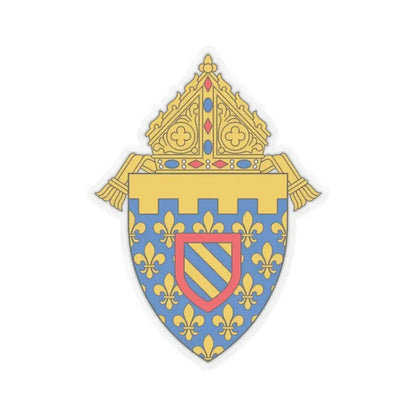 Diocese of Des Moines 2 - STICKER Vinyl Kiss-Cut Decal 2 Inch Transparent - The Sticker Space