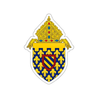 Diocese of Des Moines - STICKER Vinyl Die-Cut Decal White Die-Cut 3 Inch - The Sticker Space