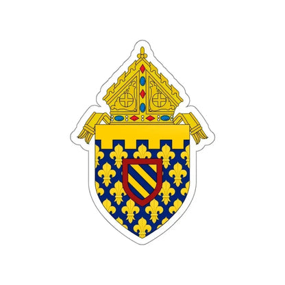 Diocese of Des Moines - STICKER Vinyl Die-Cut Decal White Die-Cut 4 Inch - The Sticker Space
