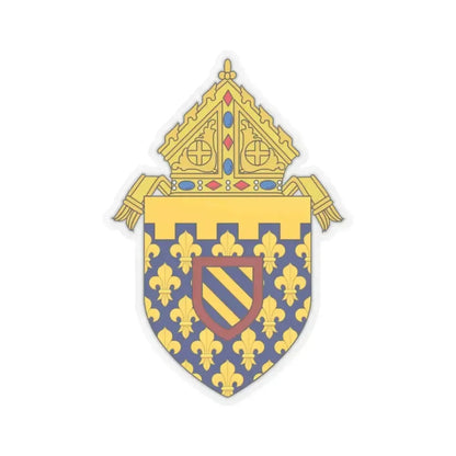 Diocese of Des Moines - STICKER Vinyl Kiss-Cut Decal 2 Inch Transparent - The Sticker Space