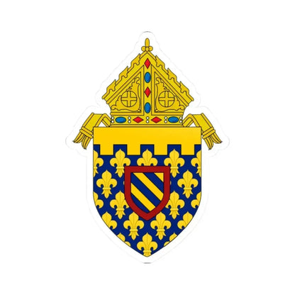 Diocese of Des Moines - STICKER Vinyl Kiss-Cut Decal 2 Inch White - The Sticker Space