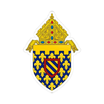 Diocese of Des Moines - STICKER Vinyl Kiss-Cut Decal 3 Inch White - The Sticker Space