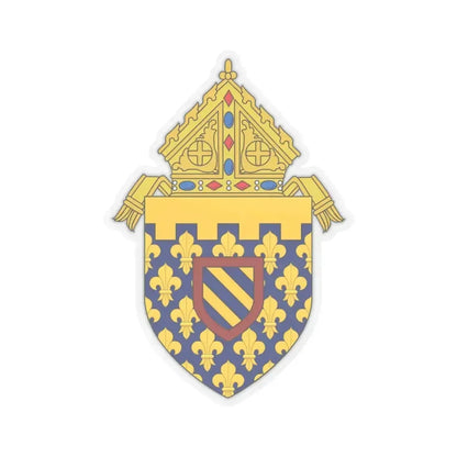 Diocese of Des Moines - STICKER Vinyl Kiss-Cut Decal 4 Inch Transparent - The Sticker Space