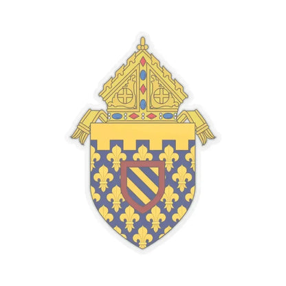 Diocese of Des Moines - STICKER Vinyl Kiss-Cut Decal 6 Inch Transparent - The Sticker Space
