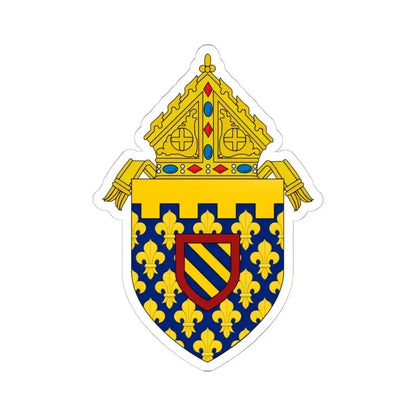 Diocese of Des Moines - STICKER Vinyl Kiss-Cut Decal 6 Inch White - The Sticker Space