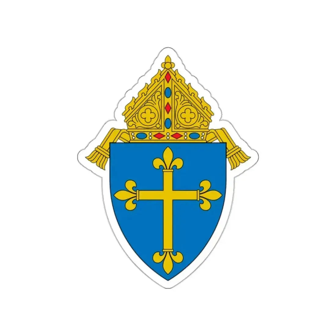 Diocese of Duluth - STICKER Vinyl Die-Cut Decal White Die-Cut 2 Inch - The Sticker Space