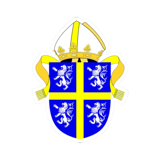 Diocese of Durham arms (England) (Coat of Arms) STICKER Vinyl Kiss-Cut Decal 2 Inch White - The Sticker Space
