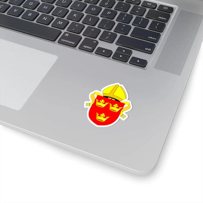 Diocese of Ely arms (England) (Coat of Arms) STICKER Vinyl Kiss-Cut Decal - The Sticker Space