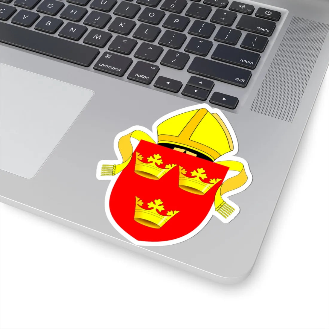 Diocese of Ely arms (England) (Coat of Arms) STICKER Vinyl Kiss-Cut Decal - The Sticker Space