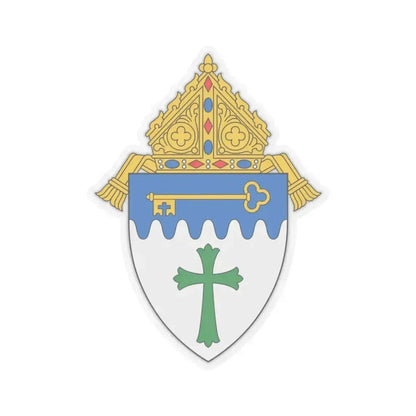 Diocese of Erie - STICKER Vinyl Kiss-Cut Decal 3 Inch Transparent - The Sticker Space