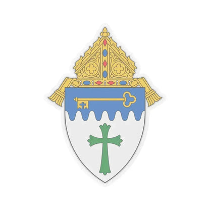 Diocese of Erie - STICKER Vinyl Kiss-Cut Decal 4 Inch Transparent - The Sticker Space