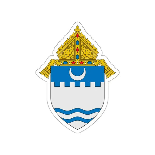 Diocese of Evansville - STICKER Vinyl Die-Cut Decal White Die-Cut 2 Inch - The Sticker Space