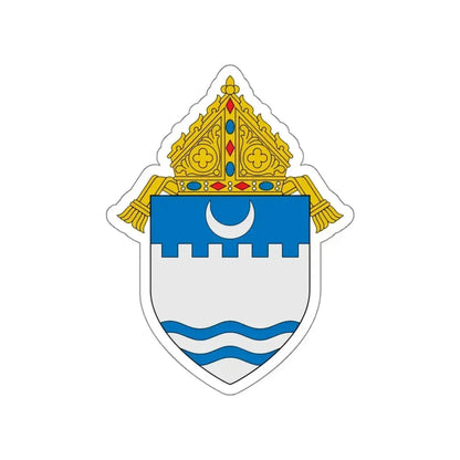 Diocese of Evansville - STICKER Vinyl Die-Cut Decal White Die-Cut 5 Inch - The Sticker Space