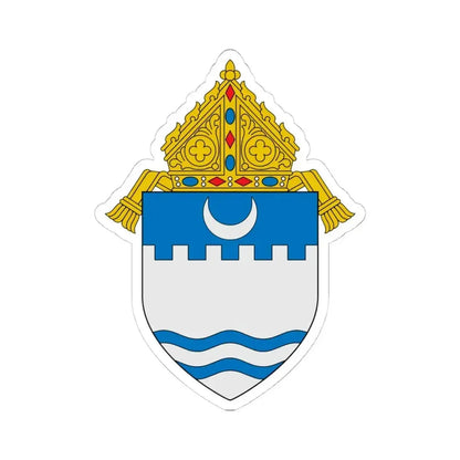 Diocese of Evansville - STICKER Vinyl Kiss-Cut Decal 4 Inch White - The Sticker Space