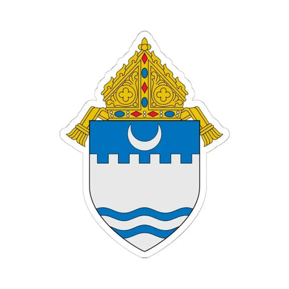 Diocese of Evansville - STICKER Vinyl Kiss-Cut Decal 6 Inch White - The Sticker Space