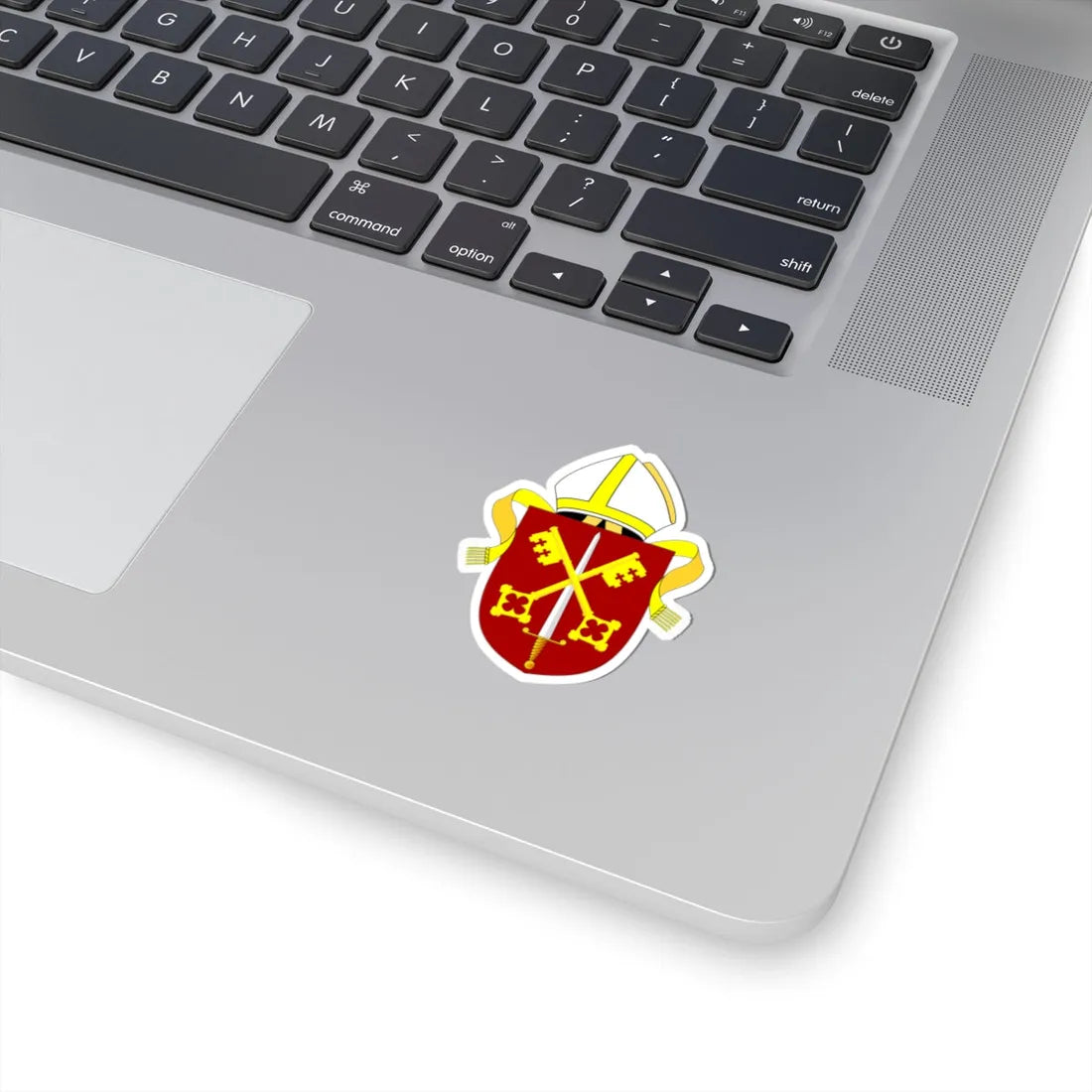 Diocese of Exeter arms (England) (Coat of Arms) STICKER Vinyl Kiss-Cut Decal - The Sticker Space