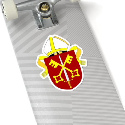 Diocese of Exeter arms (England) (Coat of Arms) STICKER Vinyl Kiss-Cut Decal - The Sticker Space