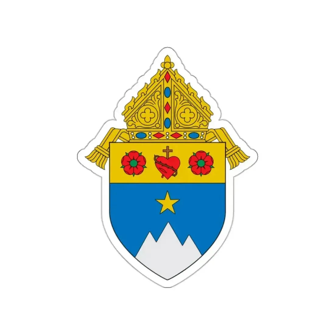 Diocese of Fairbanks - STICKER Vinyl Die-Cut Decal - The Sticker Space