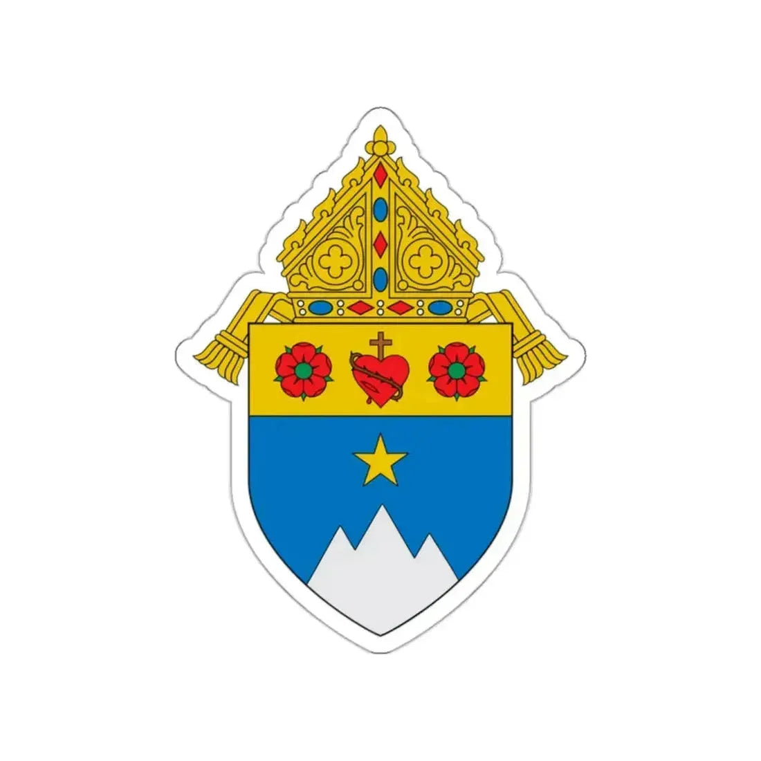 Diocese of Fairbanks - STICKER Vinyl Die-Cut Decal White Die-Cut 2 Inch - The Sticker Space