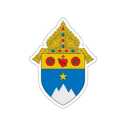 Diocese of Fairbanks - STICKER Vinyl Die-Cut Decal White Die-Cut 4 Inch - The Sticker Space