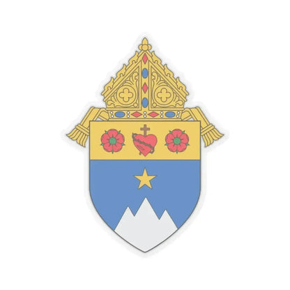 Diocese of Fairbanks - STICKER Vinyl Kiss-Cut Decal 2 Inch Transparent - The Sticker Space