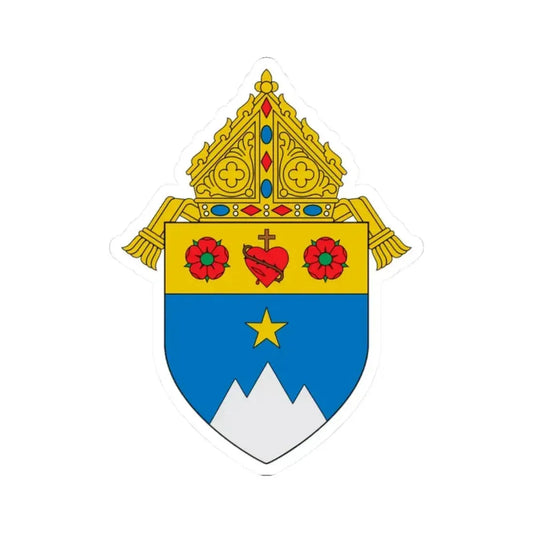 Diocese of Fairbanks - STICKER Vinyl Kiss-Cut Decal 2 Inch White - The Sticker Space