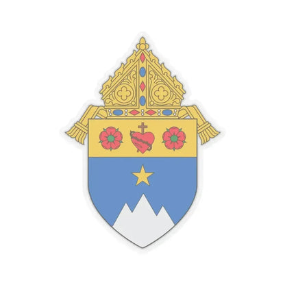 Diocese of Fairbanks - STICKER Vinyl Kiss-Cut Decal 3 Inch Transparent - The Sticker Space