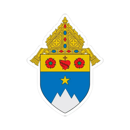 Diocese of Fairbanks - STICKER Vinyl Kiss-Cut Decal 3 Inch White - The Sticker Space