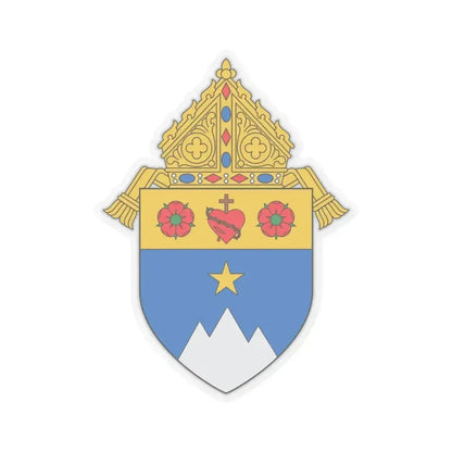 Diocese of Fairbanks - STICKER Vinyl Kiss-Cut Decal 4 Inch Transparent - The Sticker Space