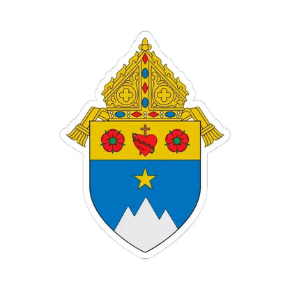 Diocese of Fairbanks - STICKER Vinyl Kiss-Cut Decal 4 Inch White - The Sticker Space