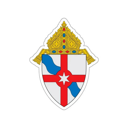 Diocese of Fall River - STICKER Vinyl Die-Cut Decal White Die-Cut 5 Inch - The Sticker Space