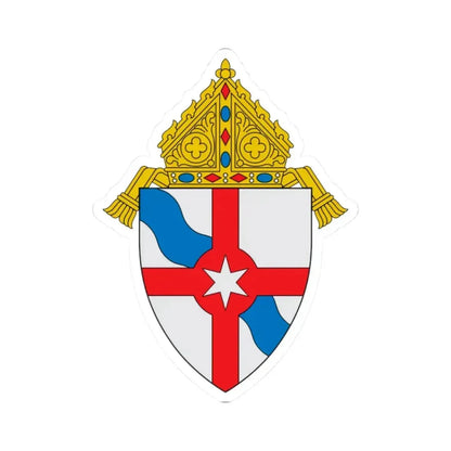 Diocese of Fall River - STICKER Vinyl Kiss-Cut Decal 2 Inch White - The Sticker Space