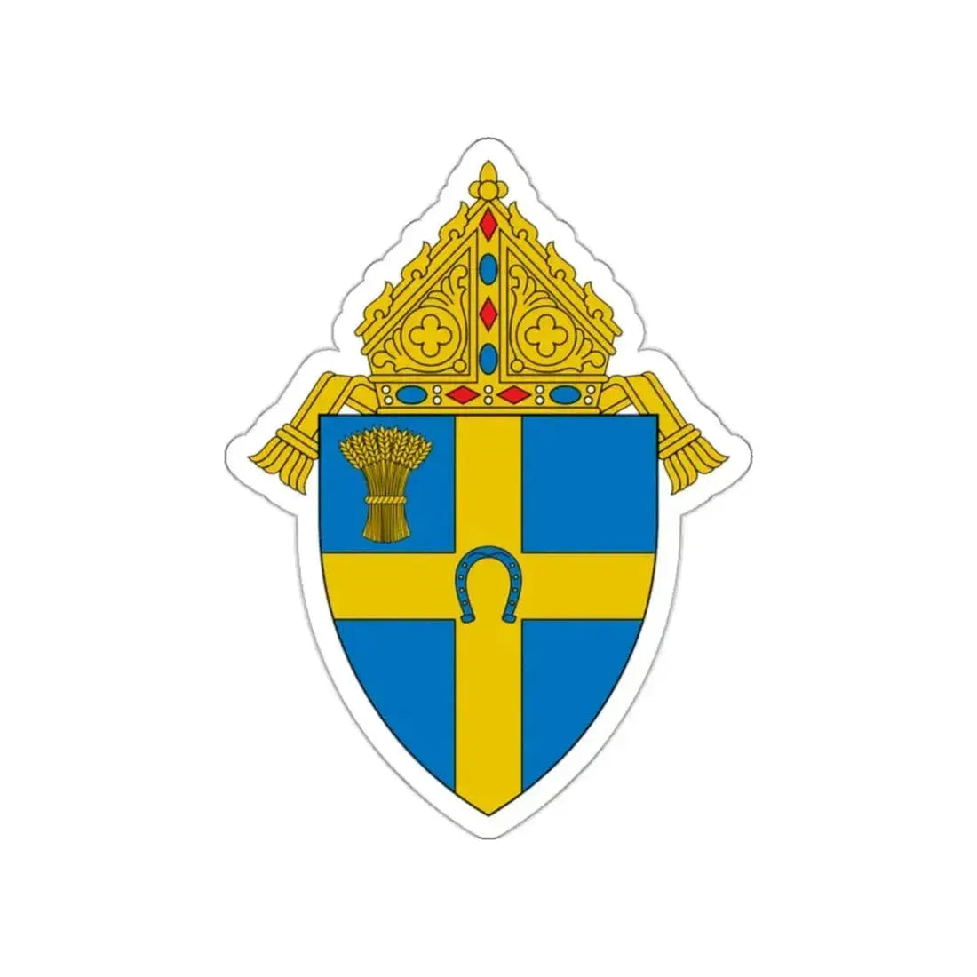 Diocese of Fargo - STICKER Vinyl Die-Cut Decal - The Sticker Space