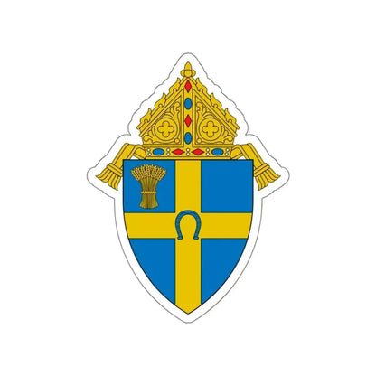 Diocese of Fargo - STICKER Vinyl Die-Cut Decal White Die-Cut 5 Inch - The Sticker Space