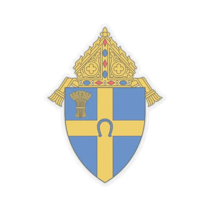 Diocese of Fargo - STICKER Vinyl Kiss-Cut Decal 2 Inch Transparent - The Sticker Space