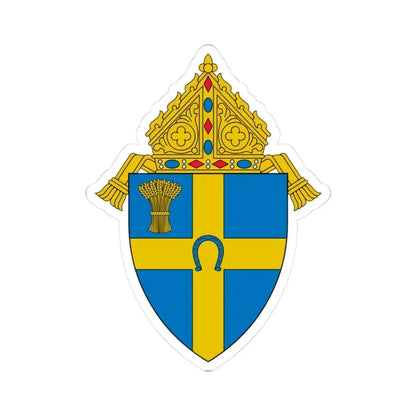 Diocese of Fargo - STICKER Vinyl Kiss-Cut Decal 3 Inch White - The Sticker Space